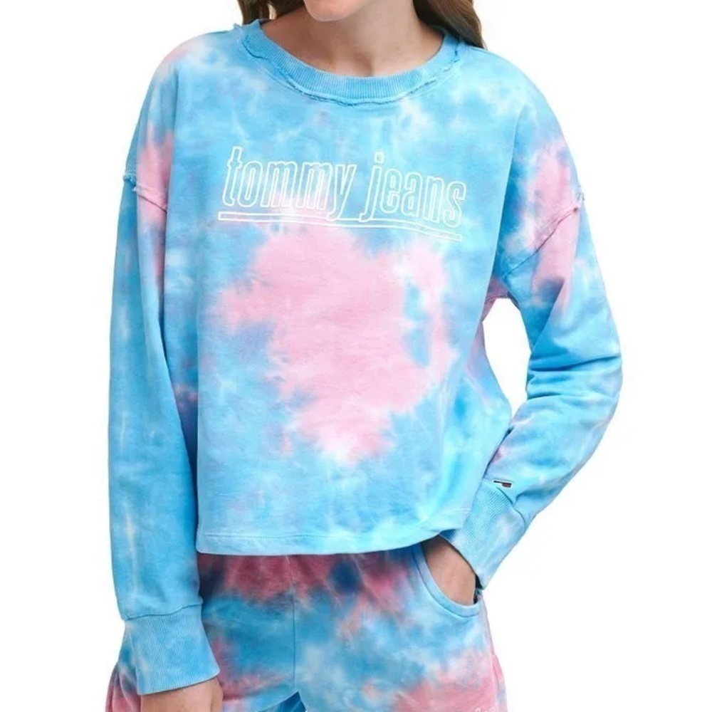 Tommy Jeans Womens Logo Tie Dye
Sweatshirt NWT 69.99